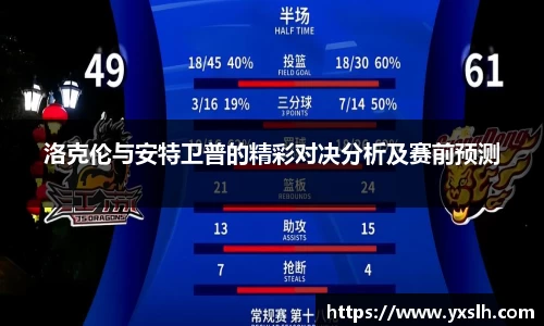 洛克伦与安特卫普的精彩对决分析及赛前预测